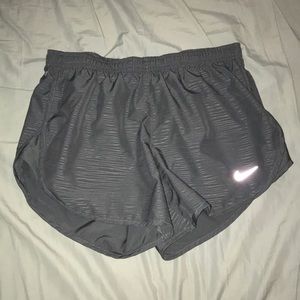 Nike Gray Dri Fit Running Shorts